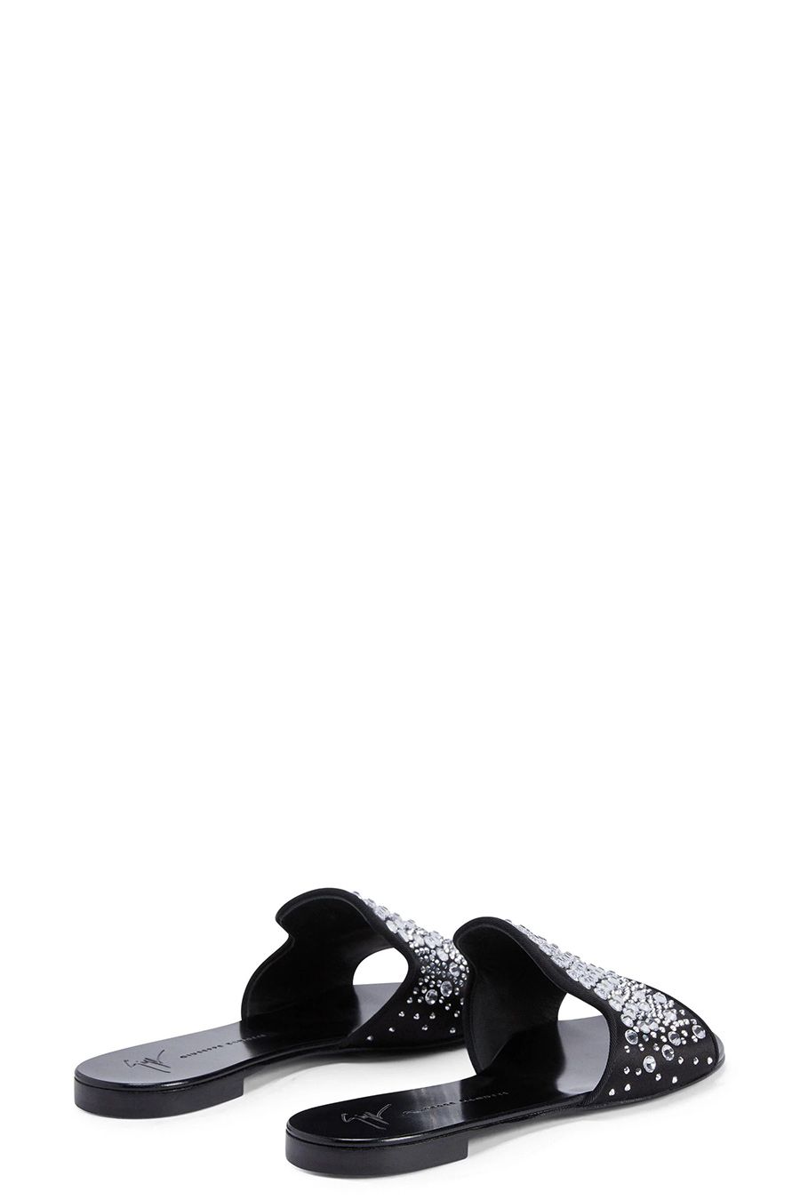 GIUSEPPE ZANOTTI DESIGN  Sandali Neri in Pelle da Donna Giuseppe Zanotti Vendita Calda
