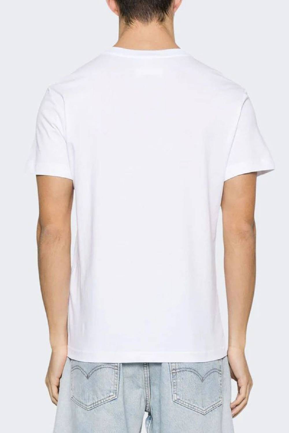 VERSACE JEANS COUTURE  T-Shirt da Uomo Versace Jeans Couture in Cotone Bianco Vendita Economica