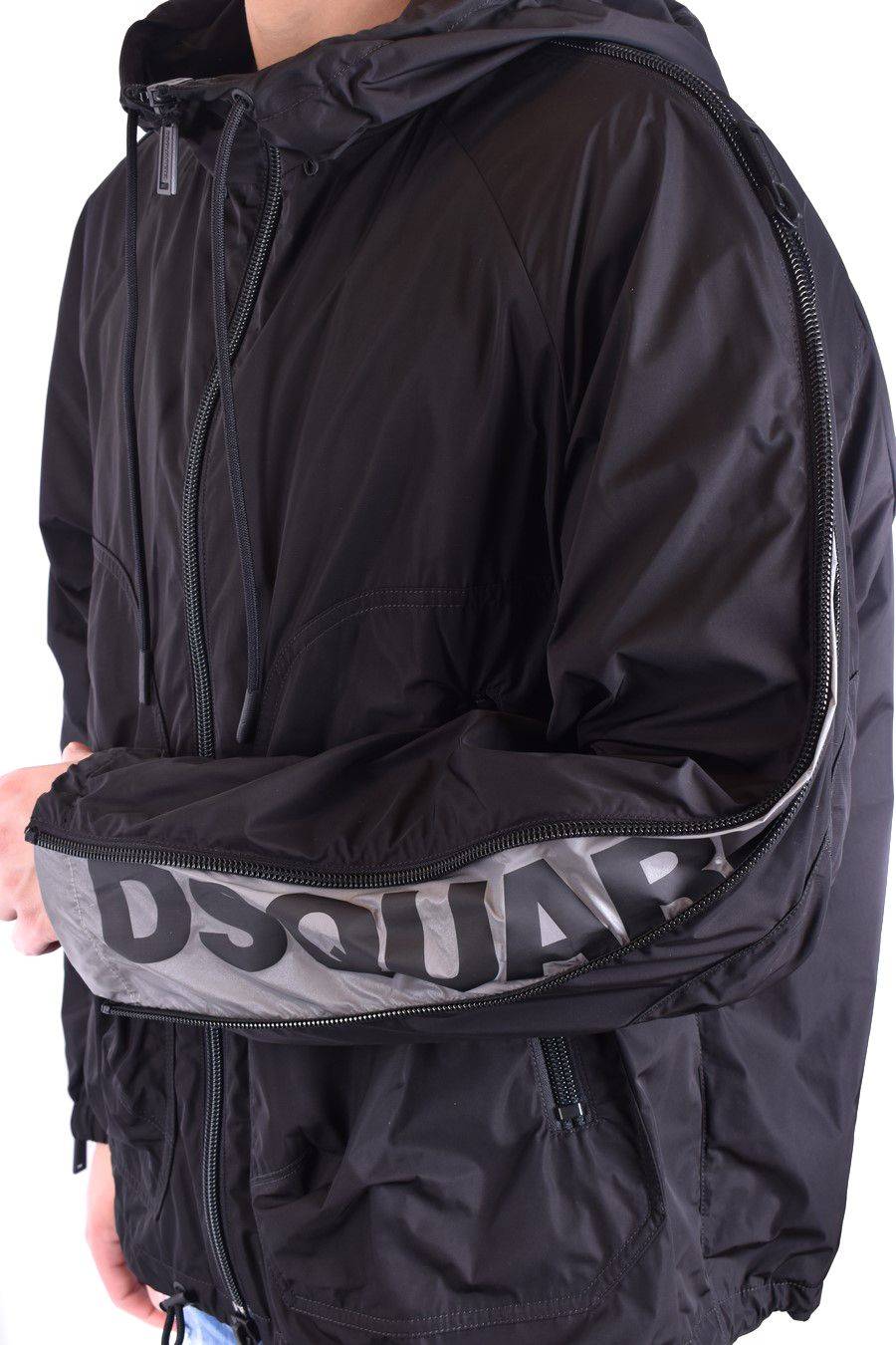 DSQUARED2  Giacca da Uomo DSQUARED2 Nera in Poliestere - S74AM1224 Nuova