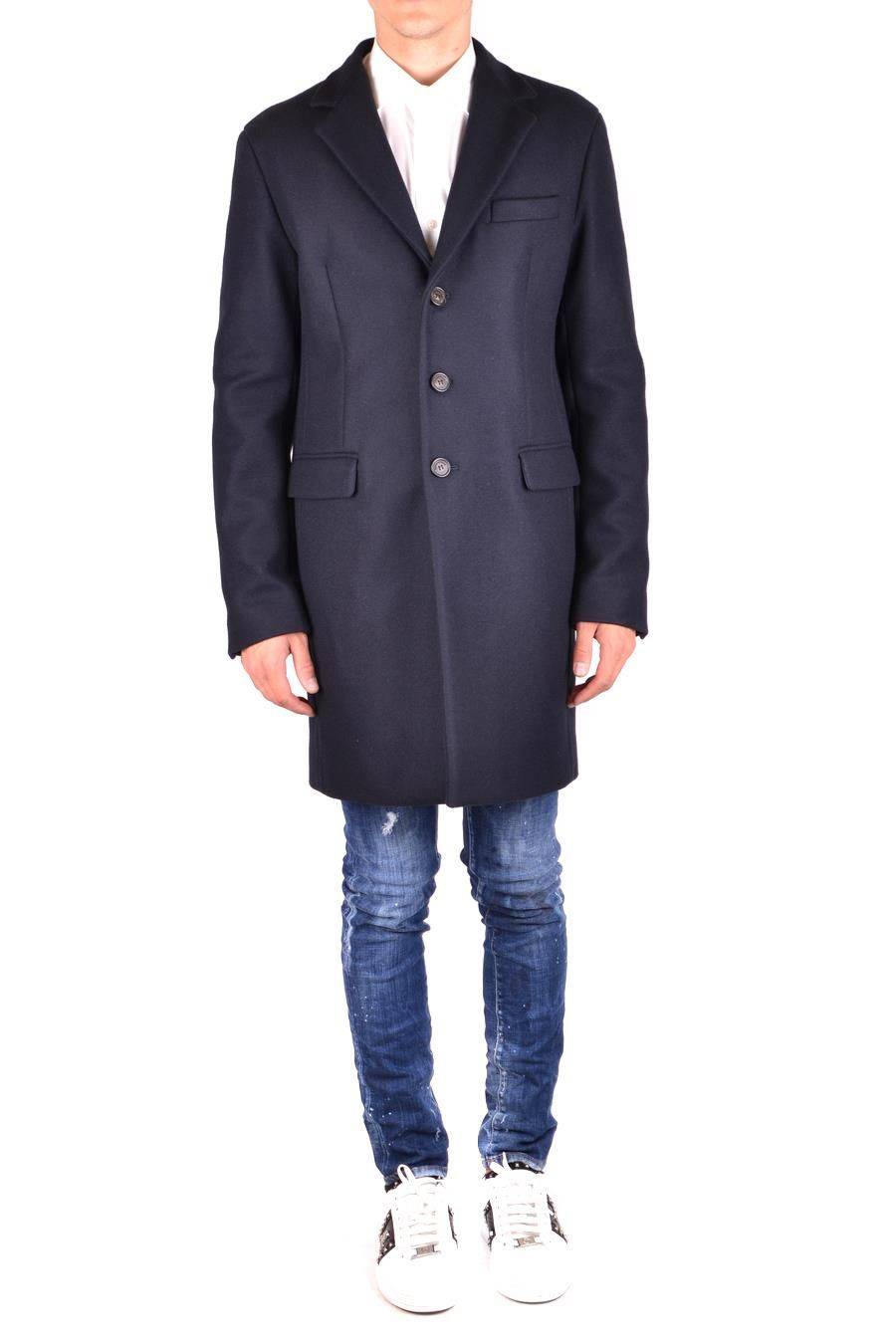 DSQUARED2  Giacca da Uomo in Lana e Poliammide Blu Navy DSQUARED2 Moda