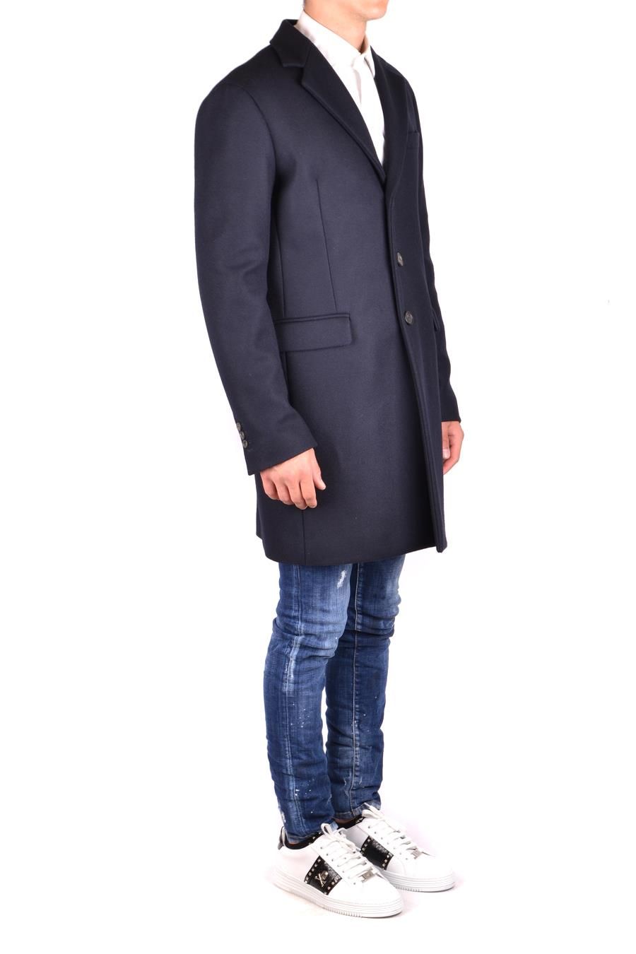 DSQUARED2  Giacca da Uomo in Lana e Poliammide Blu Navy DSQUARED2 Moda