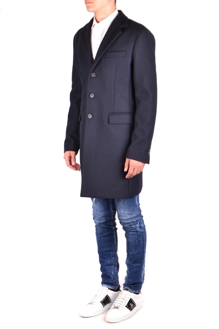DSQUARED2  Giacca da Uomo in Lana e Poliammide Blu Navy DSQUARED2 Moda