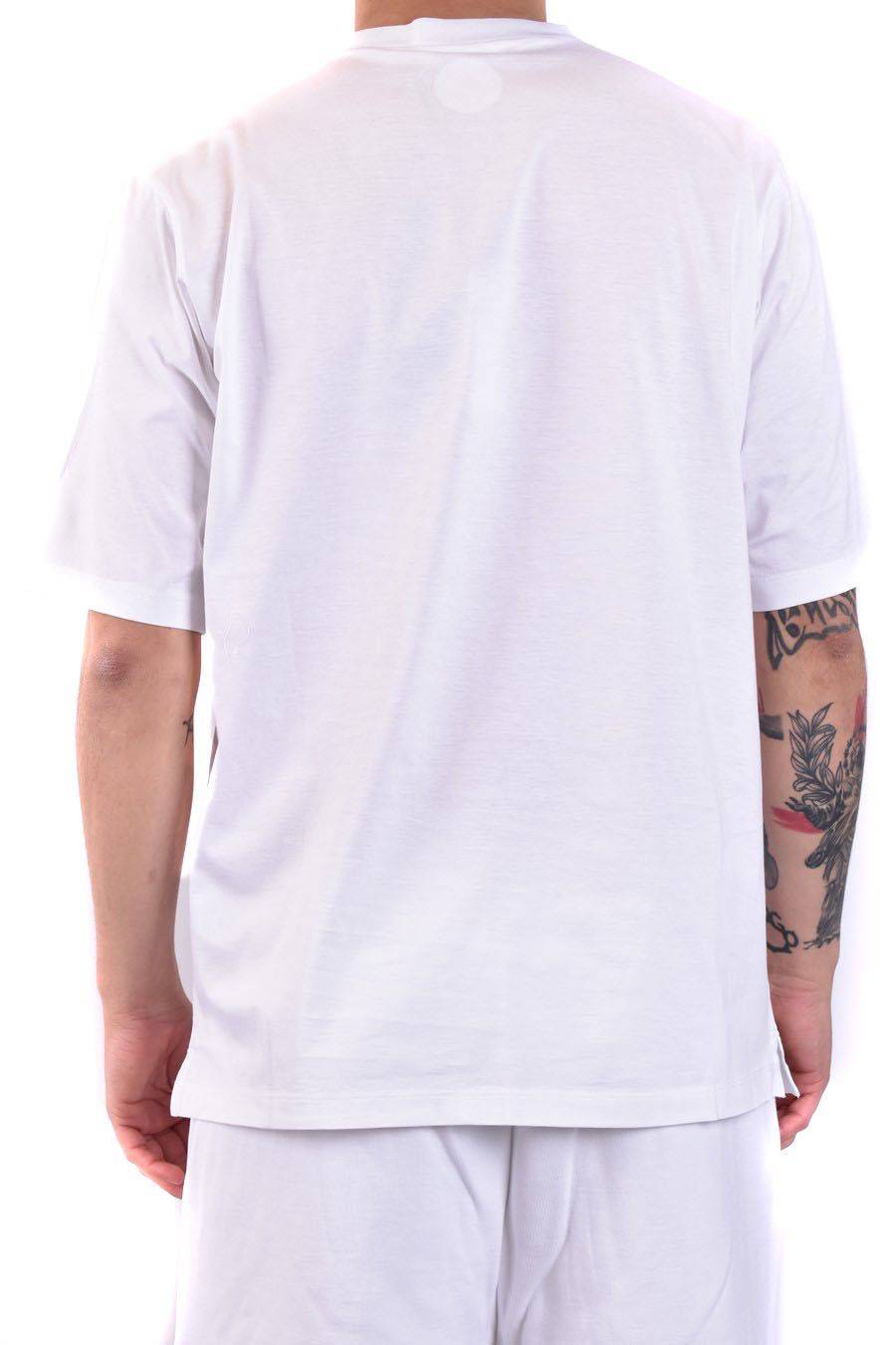 DSQUARED2  T-Shirt Uomo in Cotone Bianco DSQUARED2 Negozio online di fabbrica