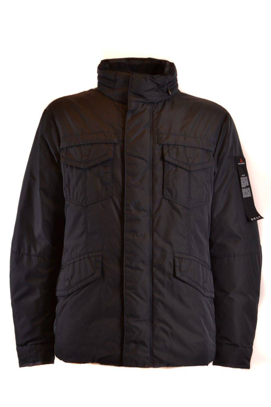 PEUTEREY  Giacca Uomo Peuterey STRIPES OXF in Piumino Blu Prezzo di fabbrica