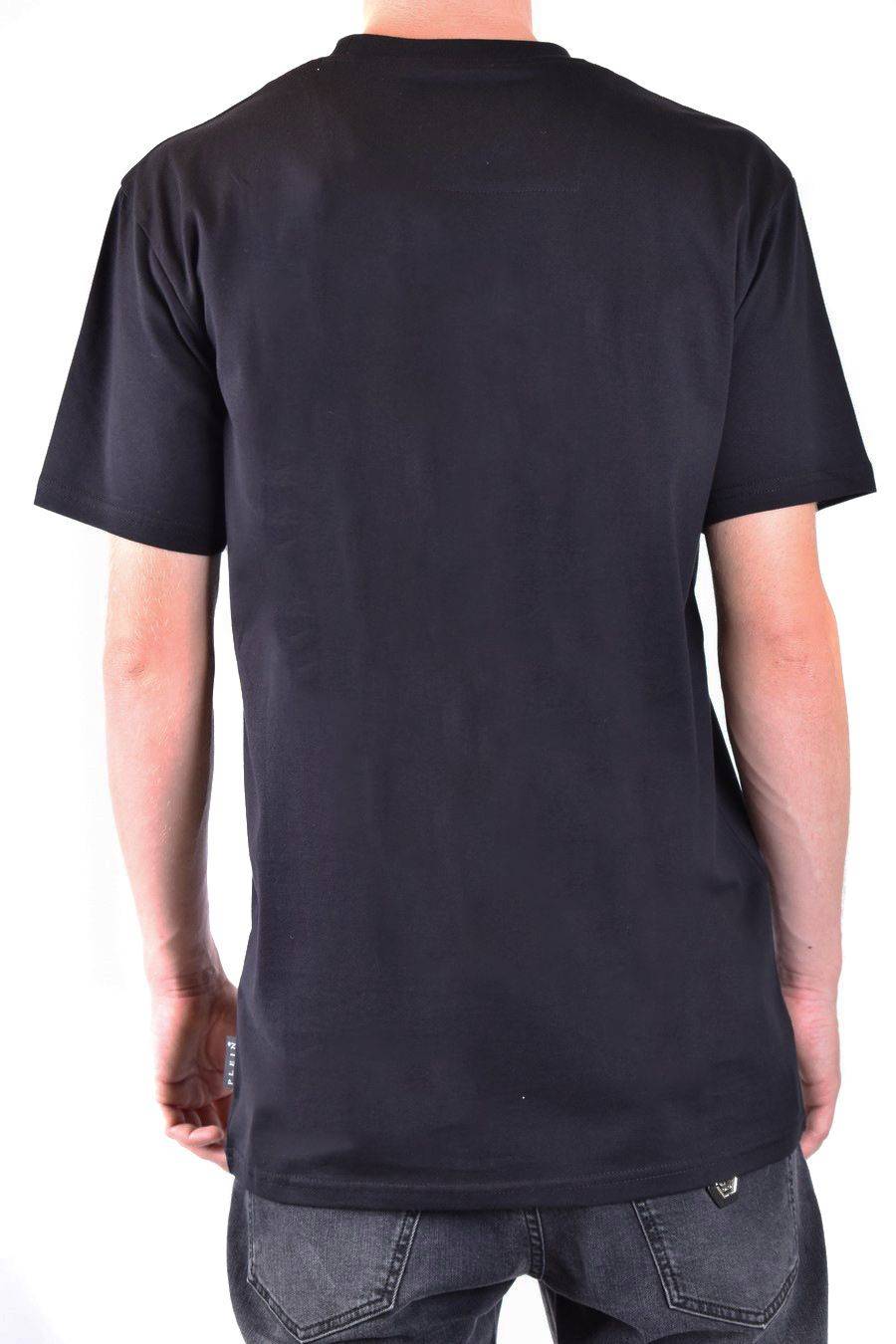 PHILIPP PLEIN  T-Shirt Nera in Cotone Philipp Plein Uomo Comprare a buon mercato