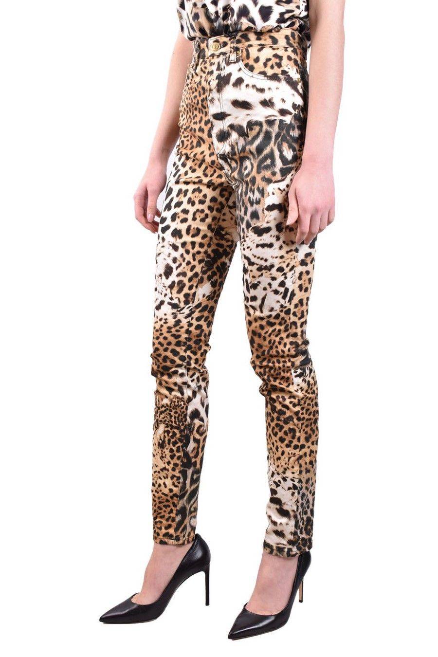 ROBERTO CAVALLI  Pantaloni Donna Cotone Beige ROBERTO CAVALLI Offerta esclusiva