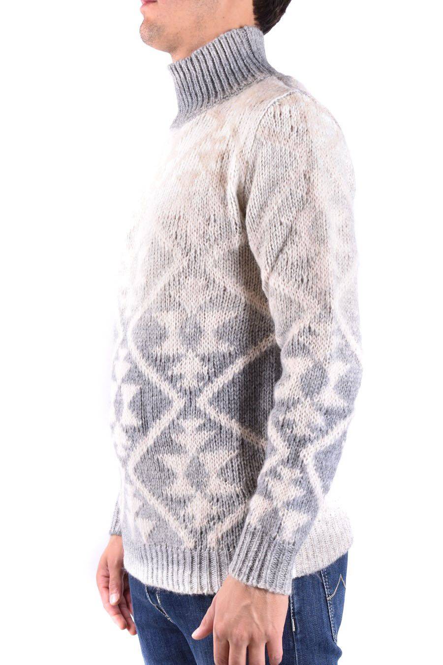DONDUP  Maglione di Lana Multicolore da Uomo DONDUP Vendite stagionali