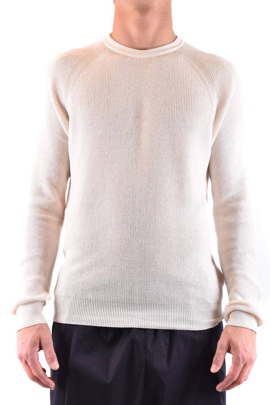 LANEUS  Maglione Uomo Cotone Celeste - LANEUS MGU1428LATTE Offerta natalizia