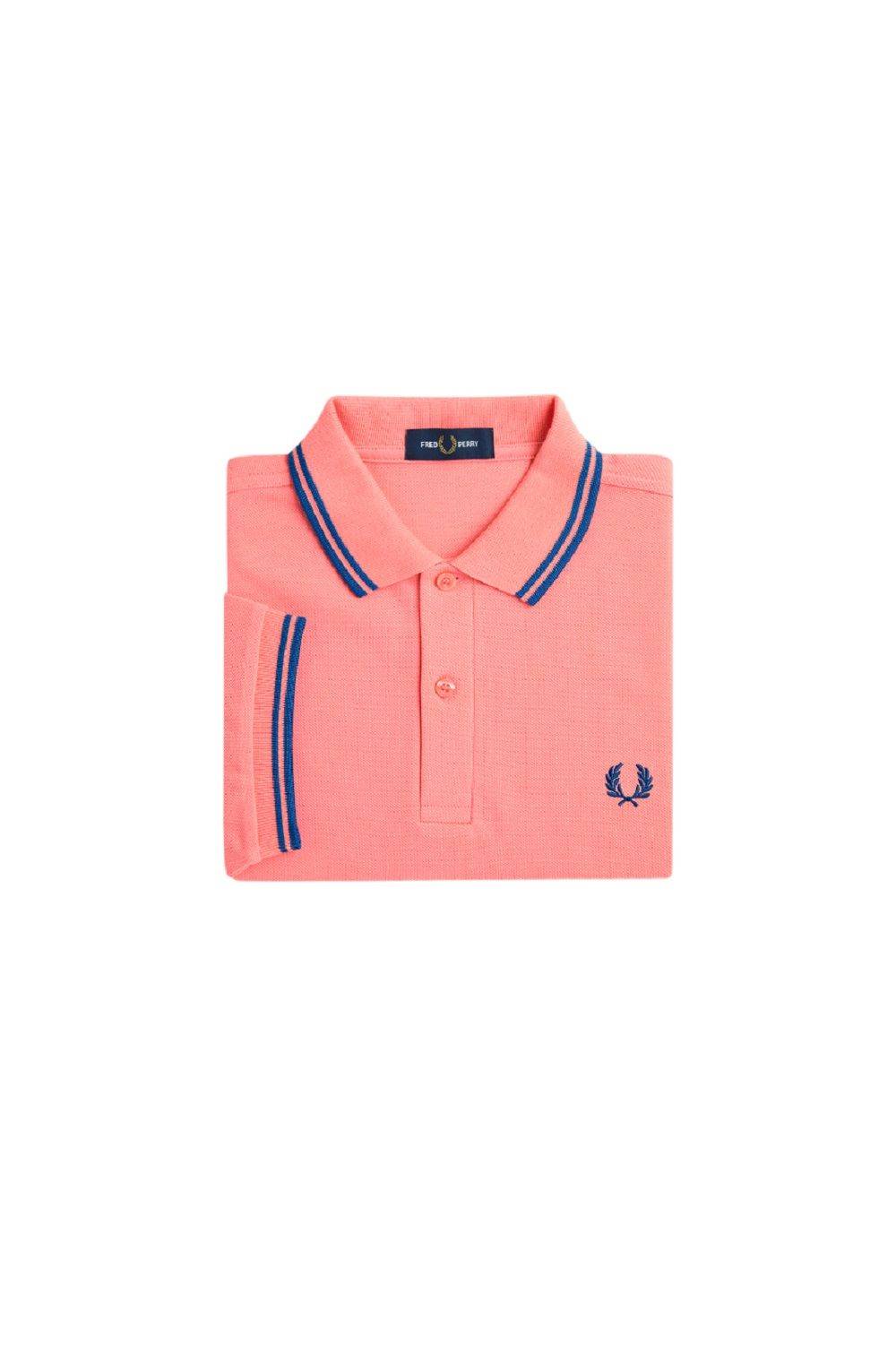 FRED PERRY  Polo Fred Perry Arancione in Cotone per Uomo Offerta Giorno del Papà