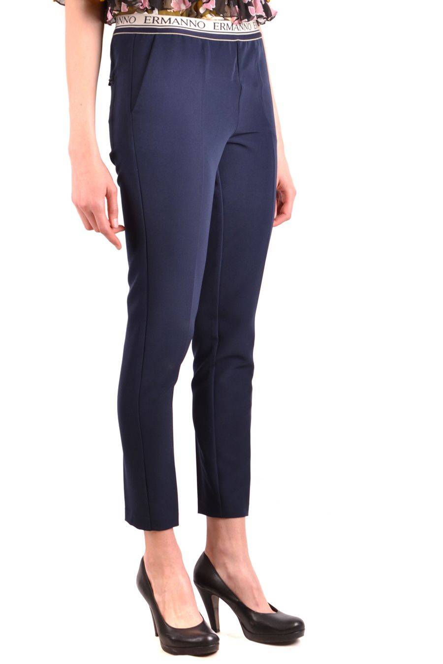 ERMANNO SCERVINO  Pantaloni Multicolor Ermanno Scervino - Mix di Poliestere Eleganti Offerta Anniversario