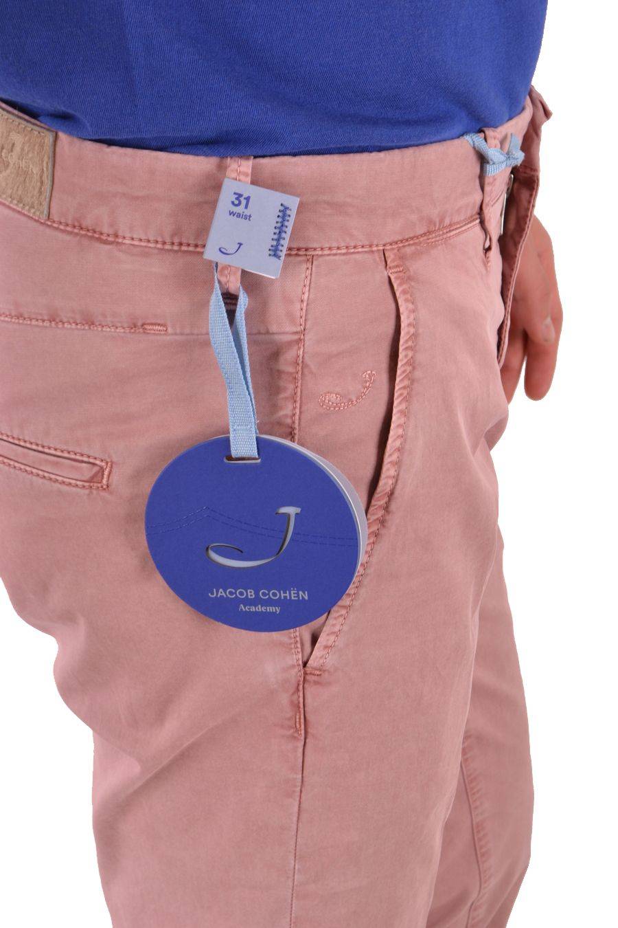 JACOB COHEN  Pantaloni Uomo Cotone Elasticizzato Rosa Jacob Cohen Smaltimento dello stoccaggio