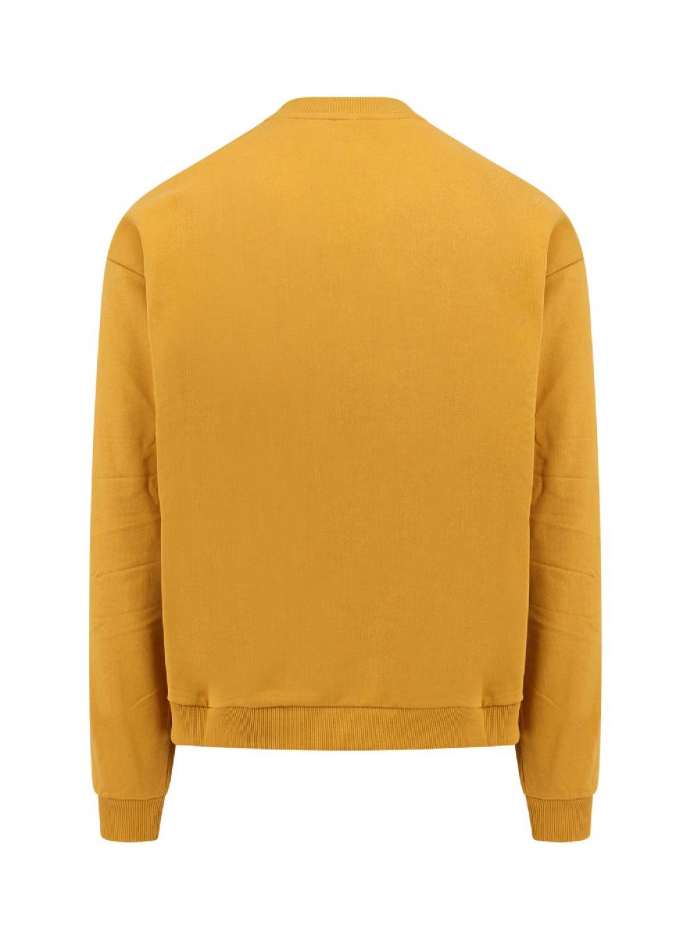 DRÔLE DE MONSIEUR  Felpa Gialla in Cotone con Monogramma DRÔLE DE MONSIEUR Offerta migliore