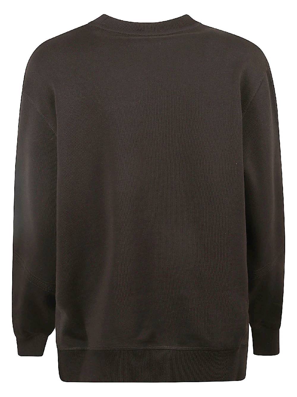MONCLER  Felpa Moncler Nera in Cotone con Logo e Girocollo Offerte esclusive