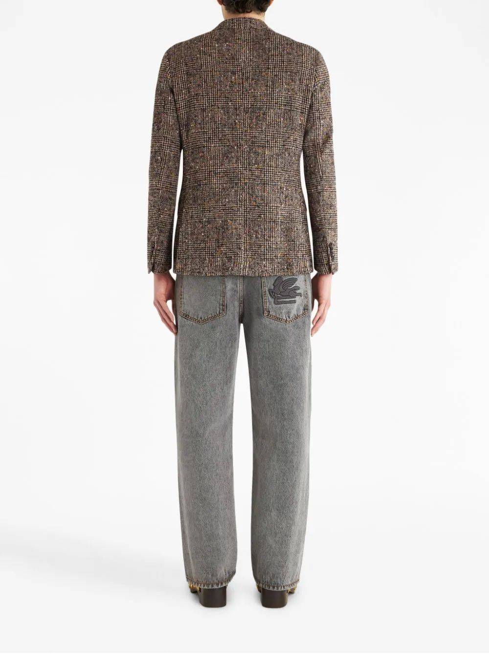 ETRO  Giacca da Uomo ETRO in Alpaca e Lana Marrone Grandi sconti