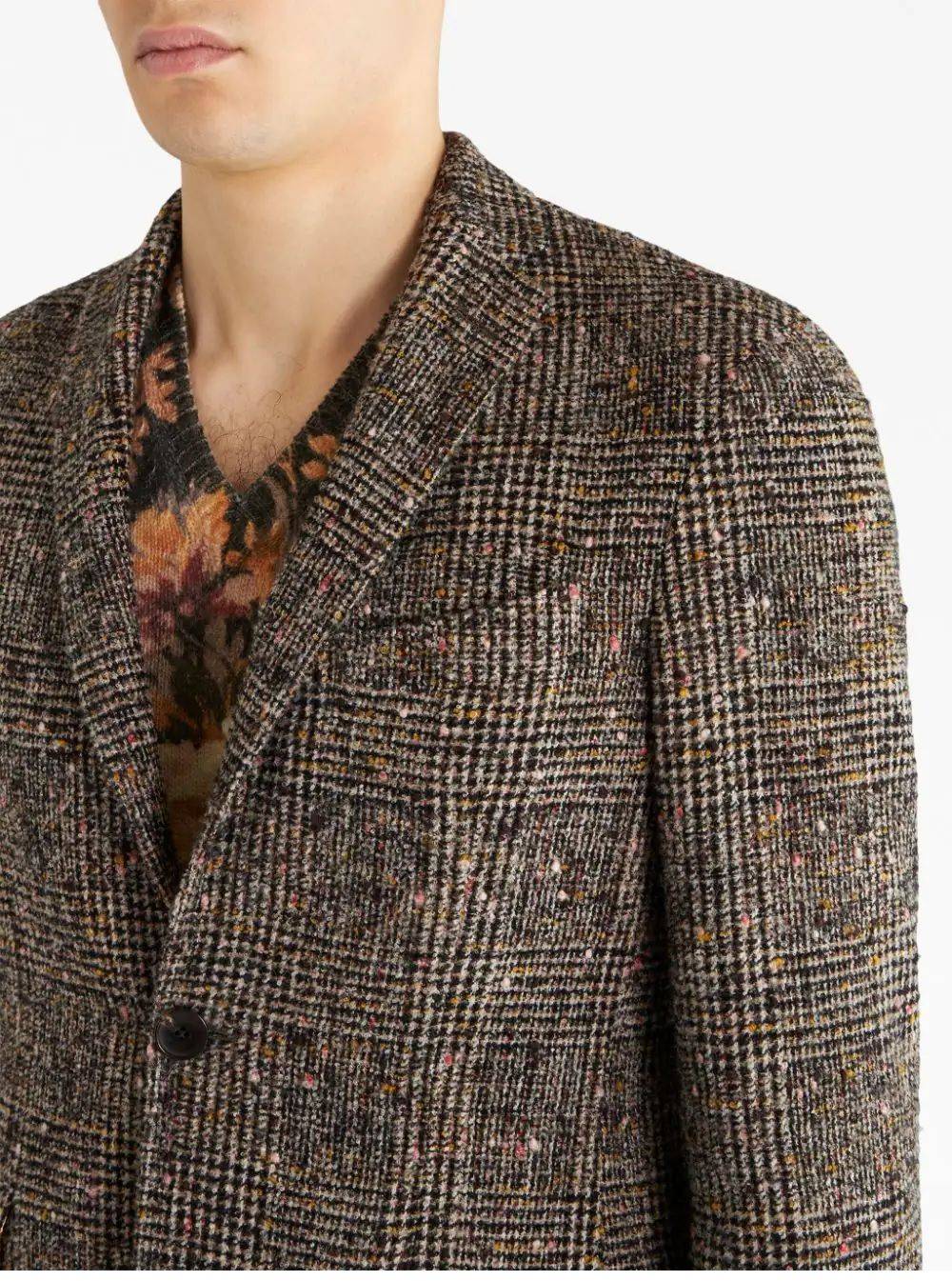 ETRO  Giacca da Uomo ETRO in Alpaca e Lana Marrone Grandi sconti
