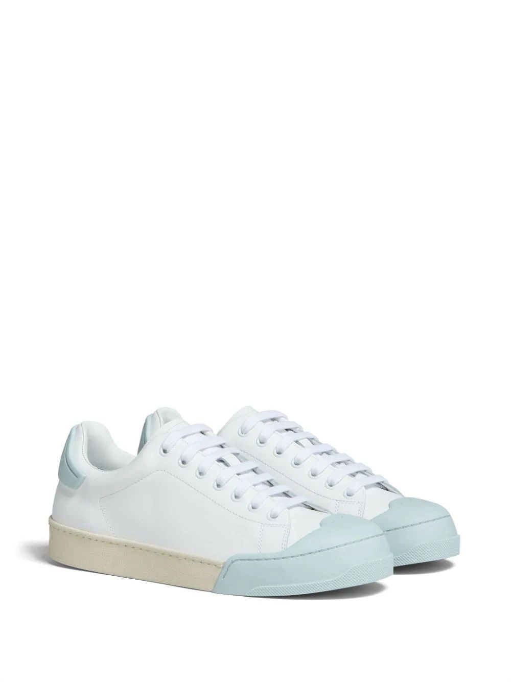 MARNI  Sneakers da Donna MARNI in Pelle di Vitello Bianca Liquidazione