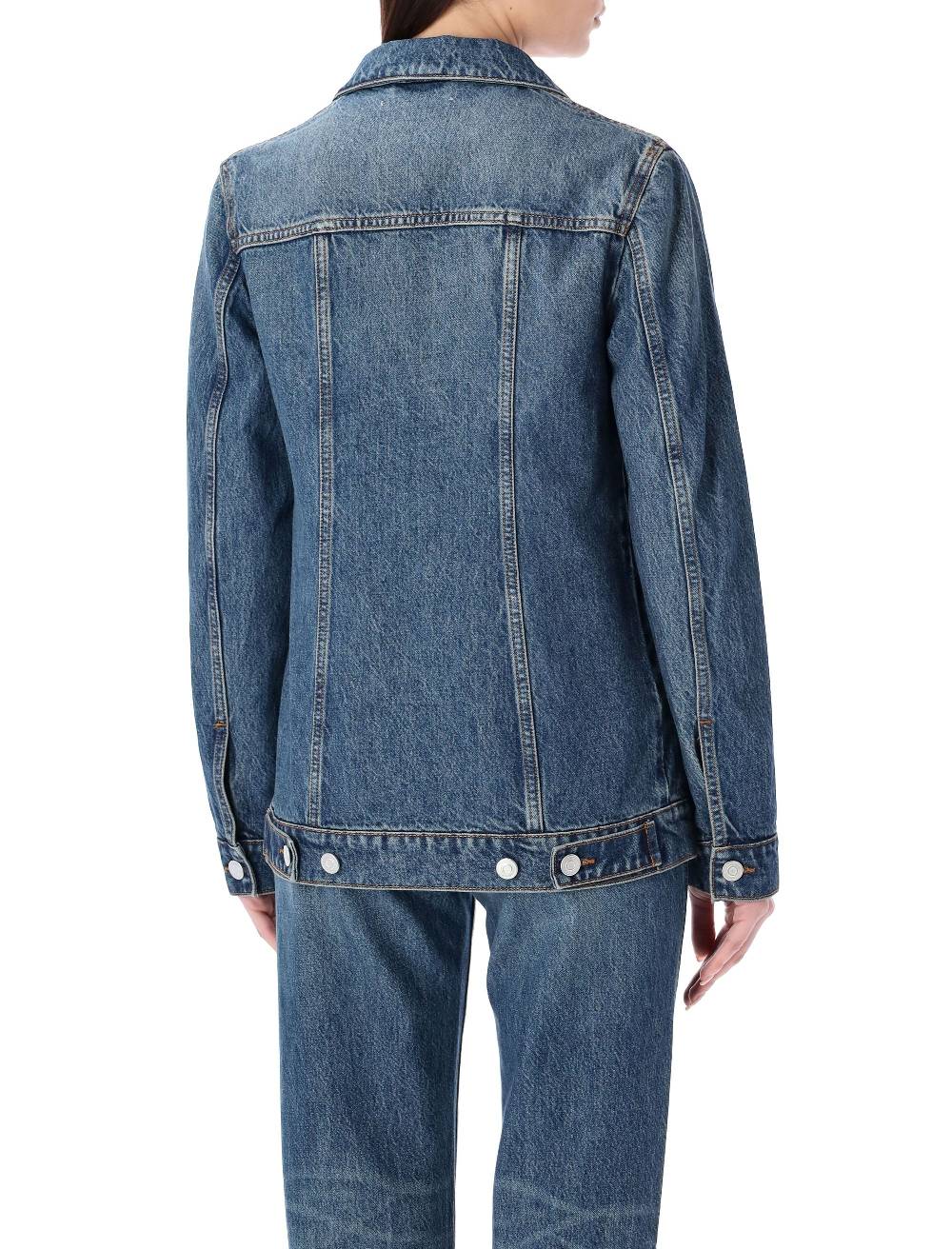 COPERNI  Giacca di Jeans Azzurra da Donna Sartoriale Coperni Ritorno libero
