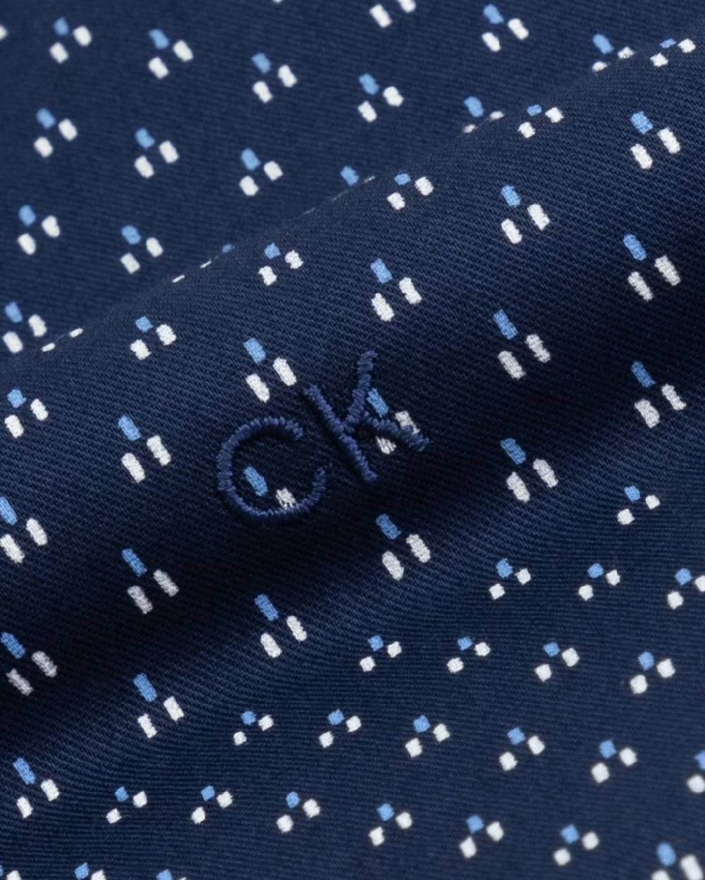 CALVIN KLEIN  Camicia Uomo Calvin Klein Blu in Cotone Ultimi tre giorni