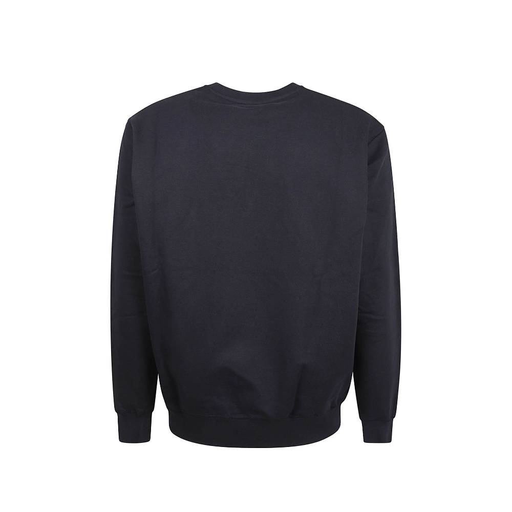 ALEXANDER MCQUEEN  Felpa di Cotone Blu con Logo Alexander McQueen da Uomo Limitato a 3 giorni
