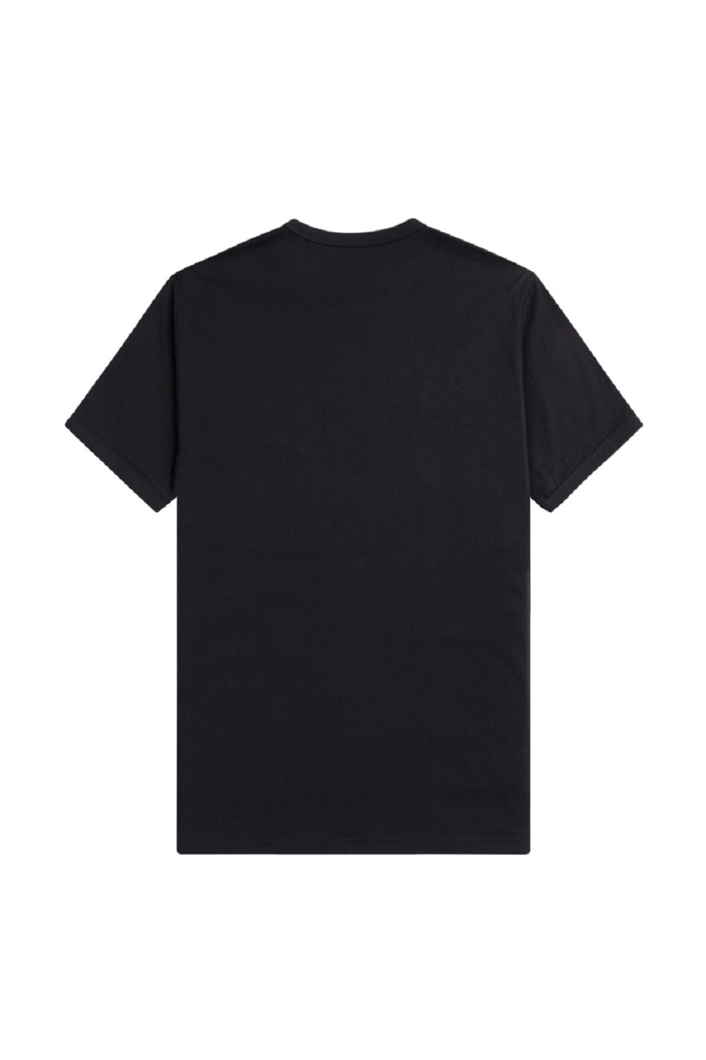 FRED PERRY  T-Shirt Cotone Nero Uomo Fred Perry Italy
