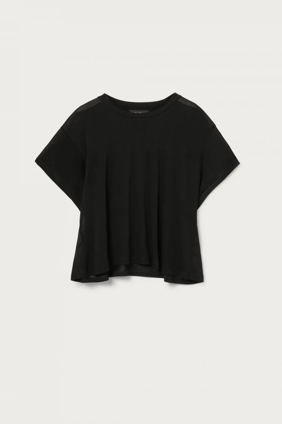 DONDUP  T-Shirt Donna in Cotone Nero DONDUP Nuovo