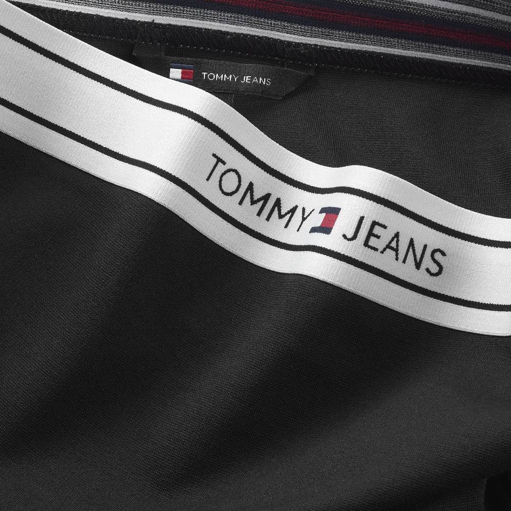 TOMMY JEANS  Top Bandeau Nero Logo Tommy Jeans Sottocosto