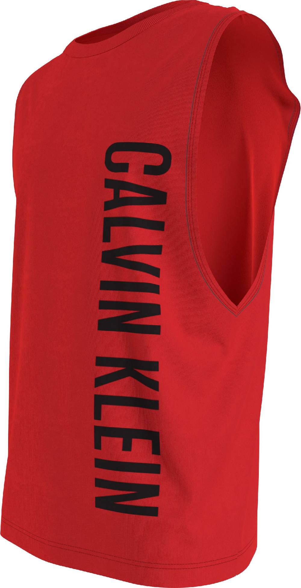 CALVIN KLEIN  T-Shirt Rossa Calvin Klein in Cotone per Uomo Convenienza
