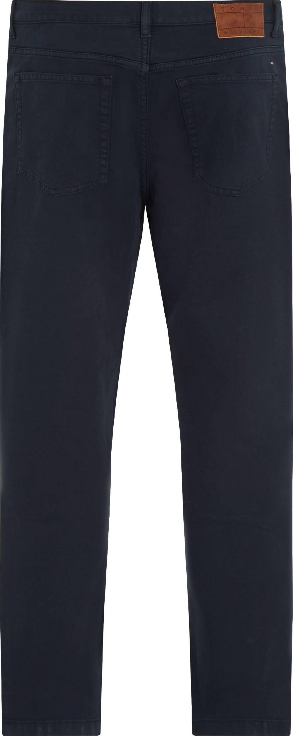 TOMMY HILFIGER  Pantaloni Uomo Blu in Cotone Elasticizzato Tommy Hilfiger Vendita Economica