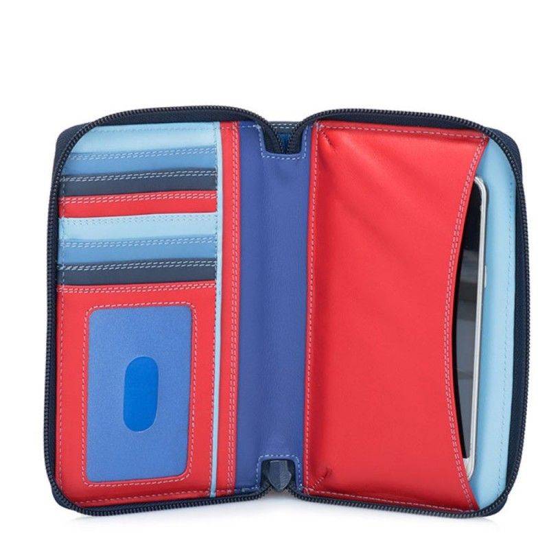 MYWALIT  Portafoglio Donna in Pelle Nappa Blu Mywalit Vendite stagionali