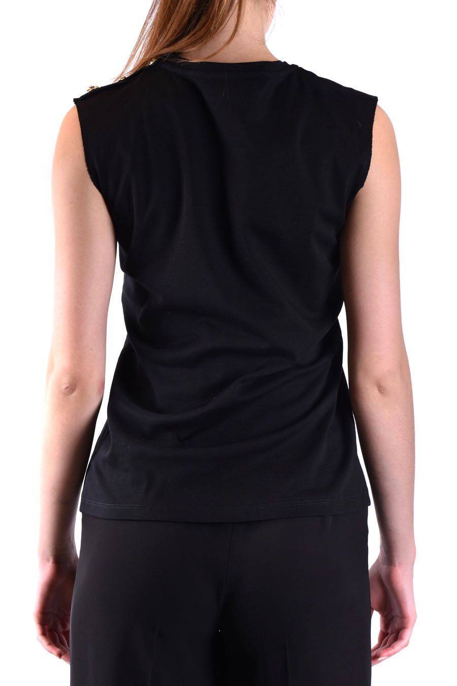 PHILIPP PLEIN  Elegante Top Nero in Cotone Philipp Plein per Donna Smaltimento dello stoccaggio