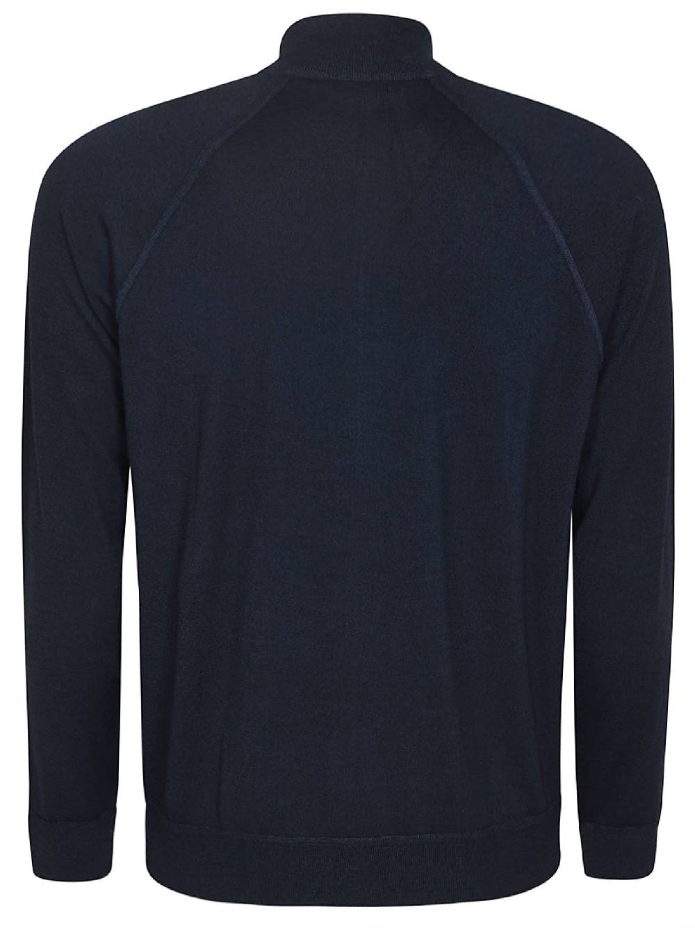 DRUMOHR  Cardigan in Lana Merino Blu Scuro con Zip da Uomo Drumohr Bestseller