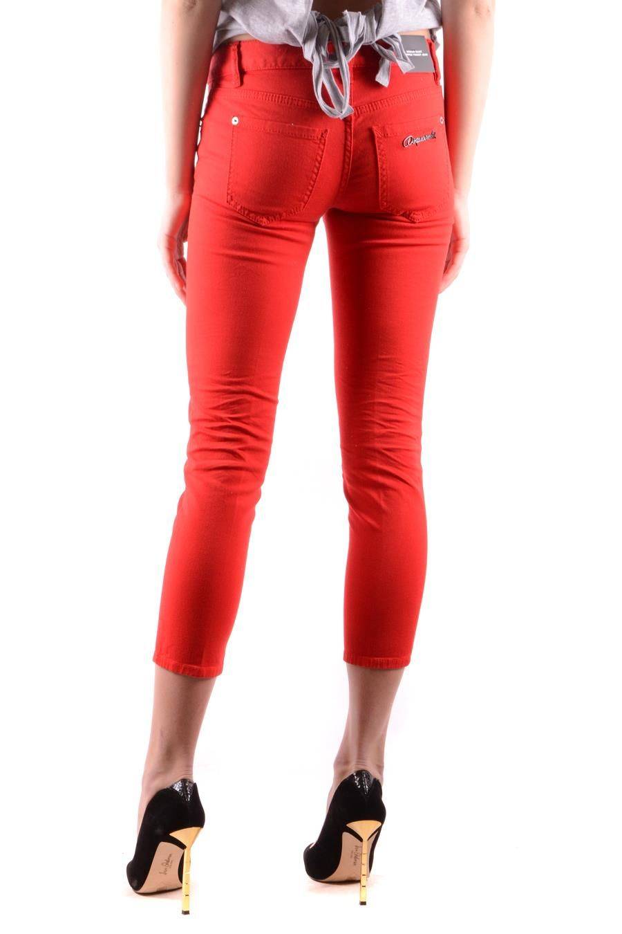 DSQUARED2  Jeans Rossi Skinny DSQUARED2 da Donna - Elasticizzati Comodi Comprane uno, ottenene uno gratis