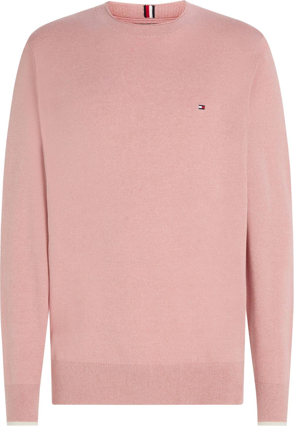 TOMMY HILFIGER  Felpa Rosa in Cotone di Tommy Hilfiger per Uomo Prezzo basso