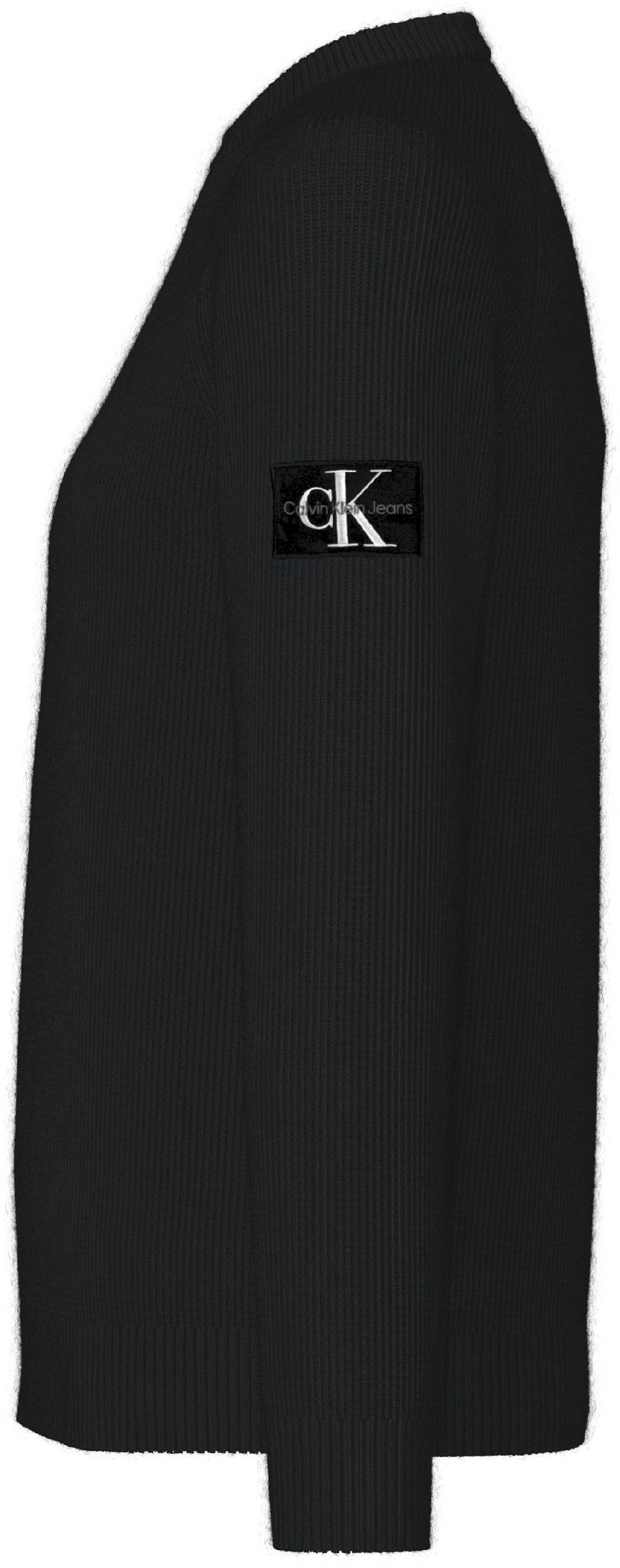 CALVIN KLEIN  Felpa Calvin Klein Nera in Cotone Uomo ACQUISTA ORA
