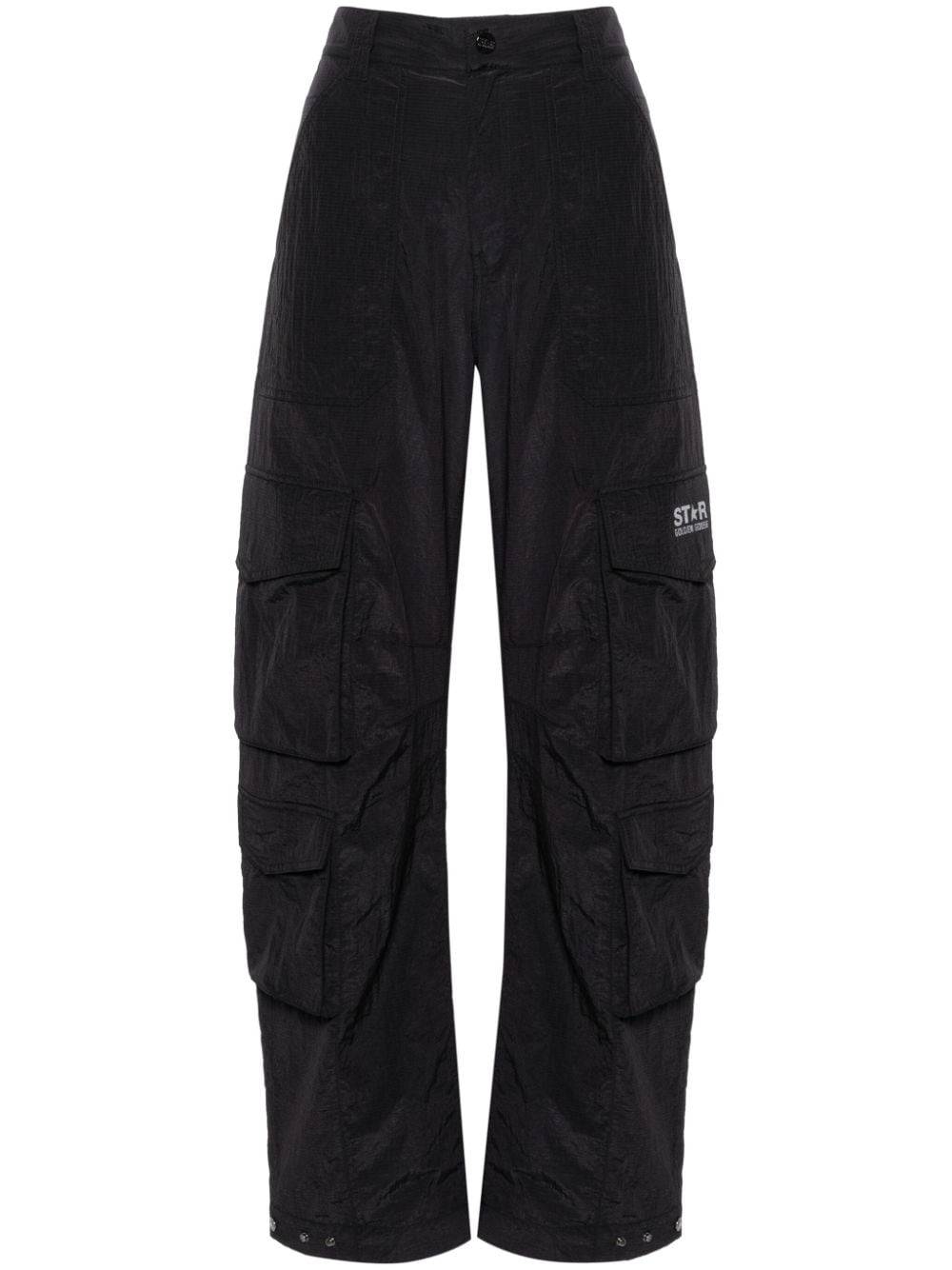GOLDEN GOOSE  Pantaloni Neri in Nylon Golden Goose per Donne Ultimi due giorni