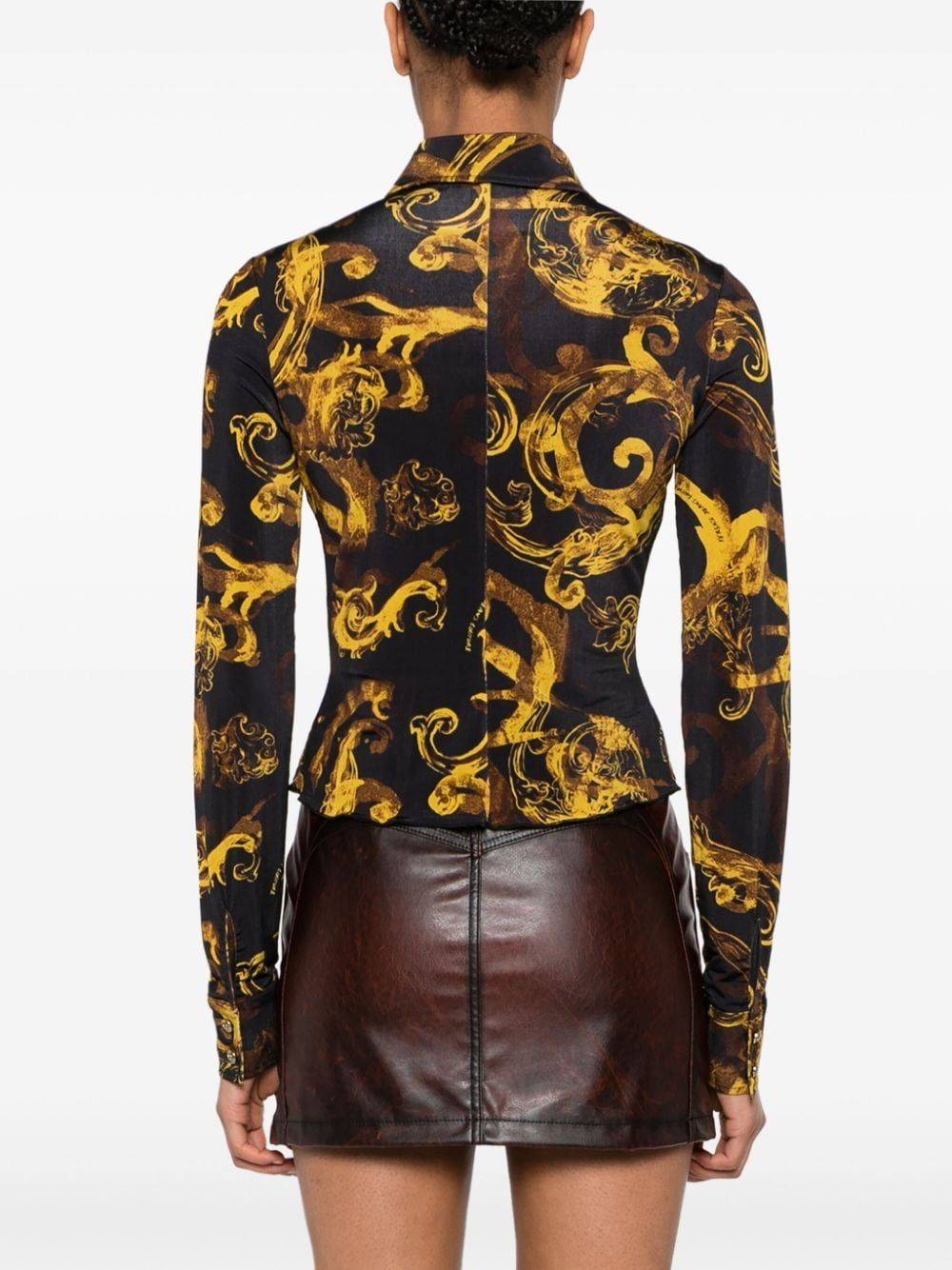VERSACE JEANS COUTURE  Camicia Nera Versace Jeans Couture da Donna Ultimo giorno