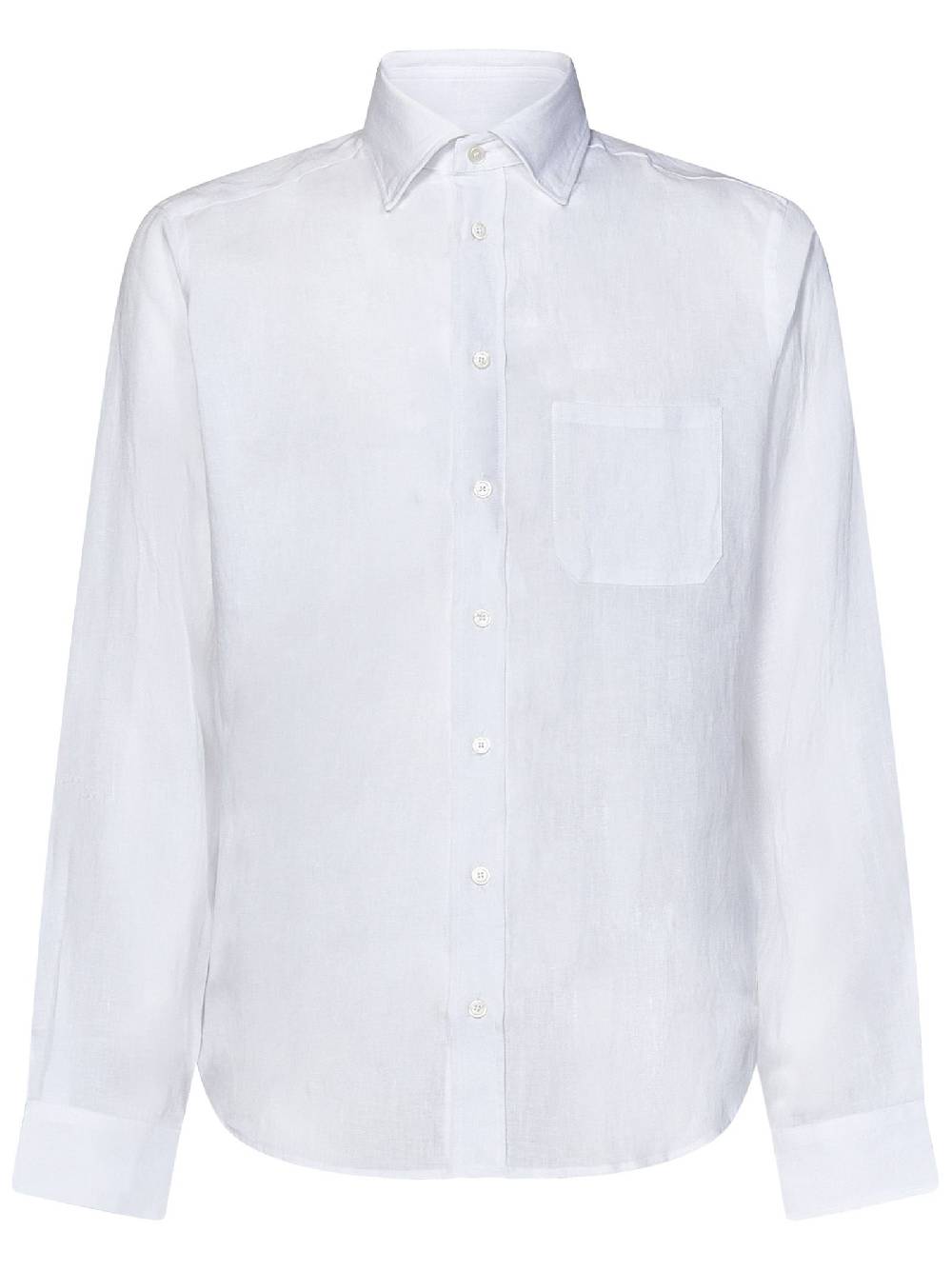 SEASE  Camicia di Lino Bianca Classica Uomo SEASE Promozione temporanea