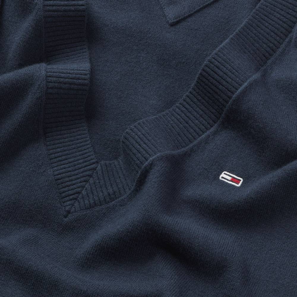 TOMMY JEANS  Felpa Slim Fit Blu da Donna Tommy Jeans Offerta speciale della fabbrica