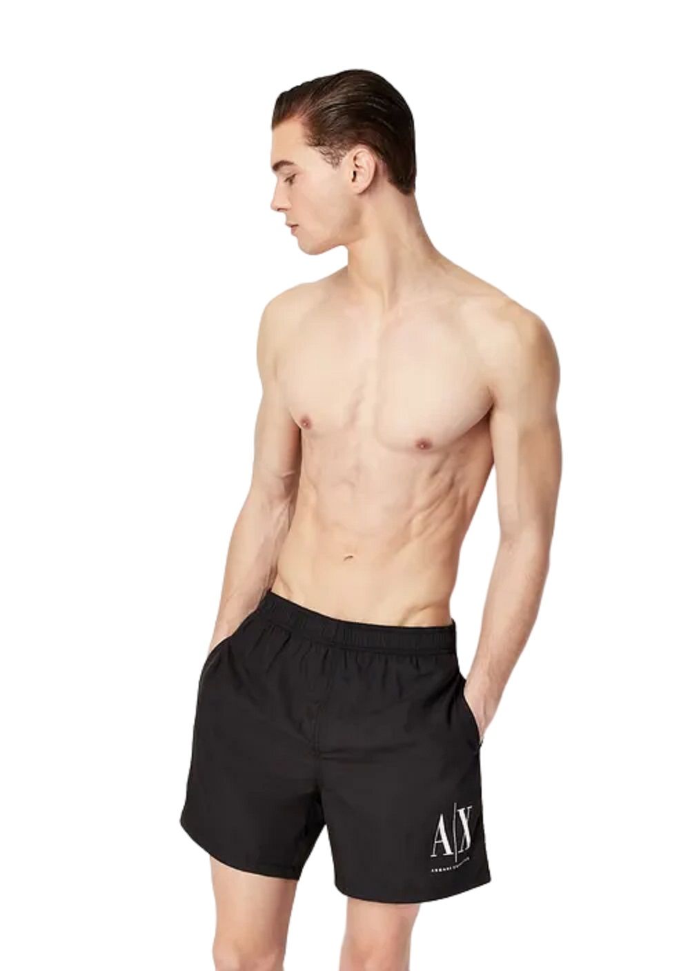 ARMANI EXCHANGE  Costume da Bagno Nero Uomo Armani Exchange Super sconto