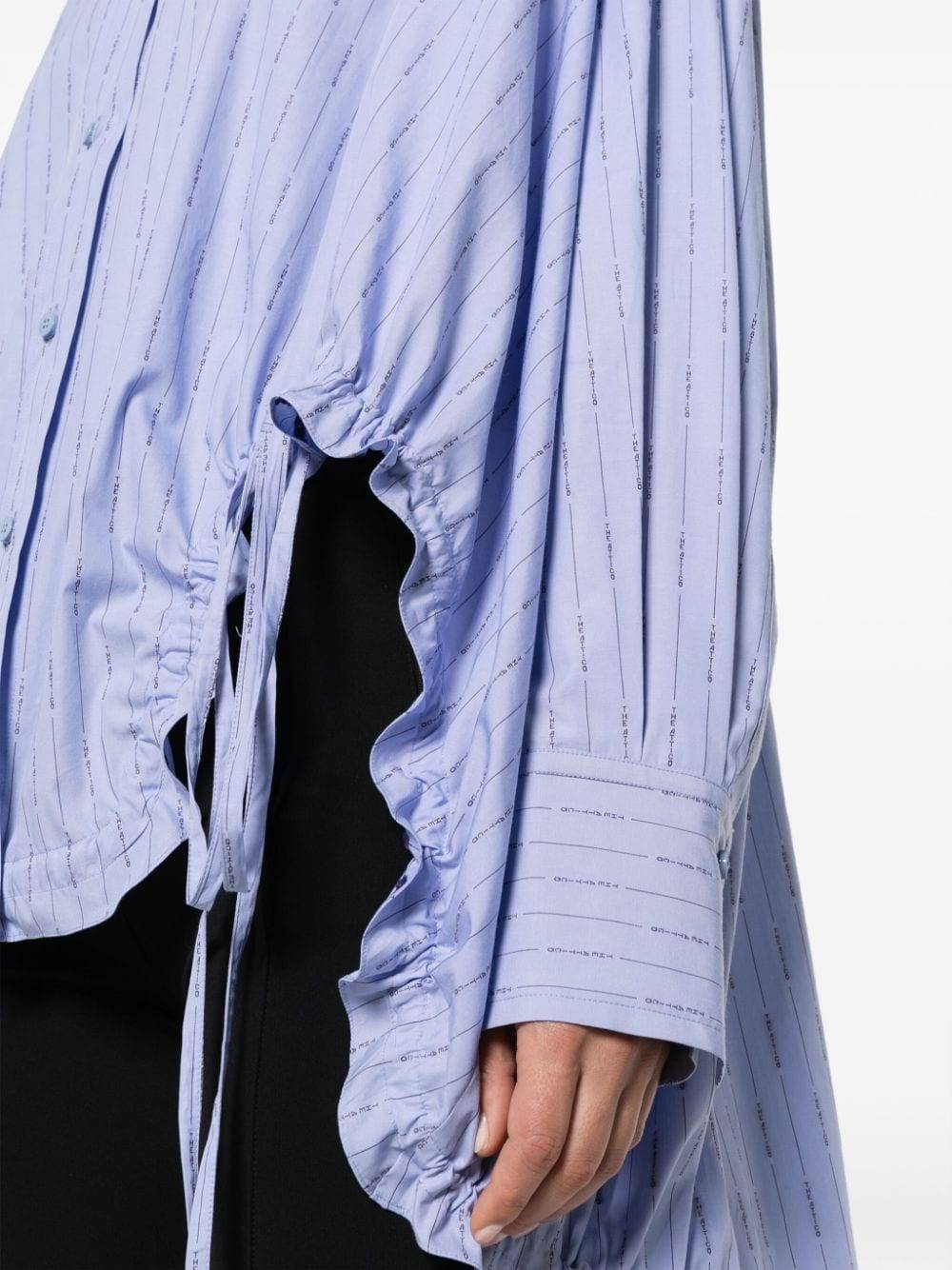 ATTICO  Camicia Attico Blu in Cotone da Donna Nuovo