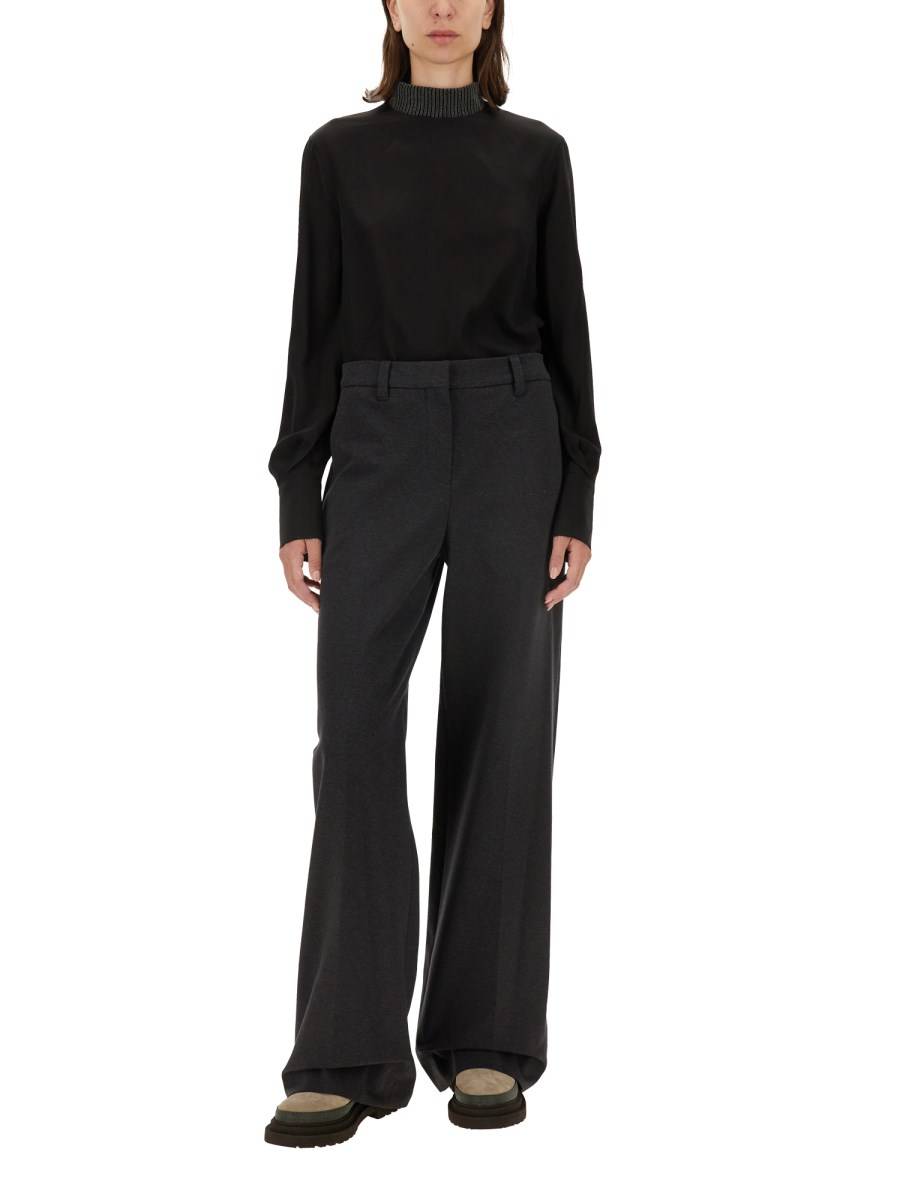 BRUNELLO CUCINELLI PANTALONE WIDE LEG Vendita