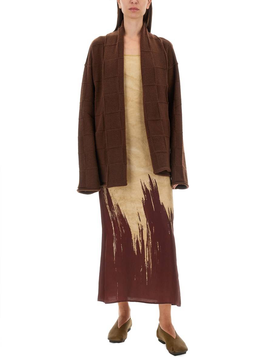 UMA WANG CARDIGAN OVERSIZE FIT IN LANA Pezzi Unici