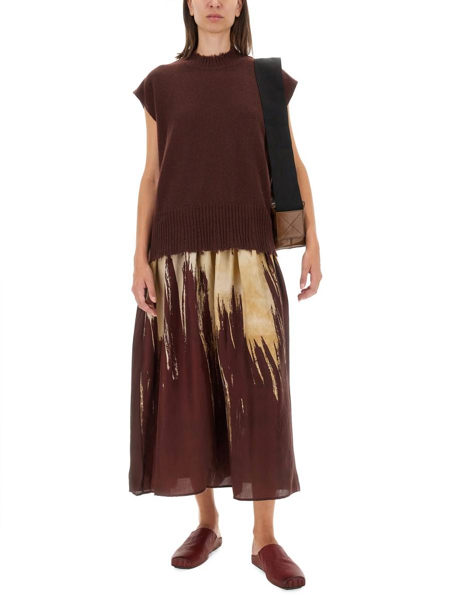 UMA WANG TOP SLV IN CASHMERE Qualità Garantita