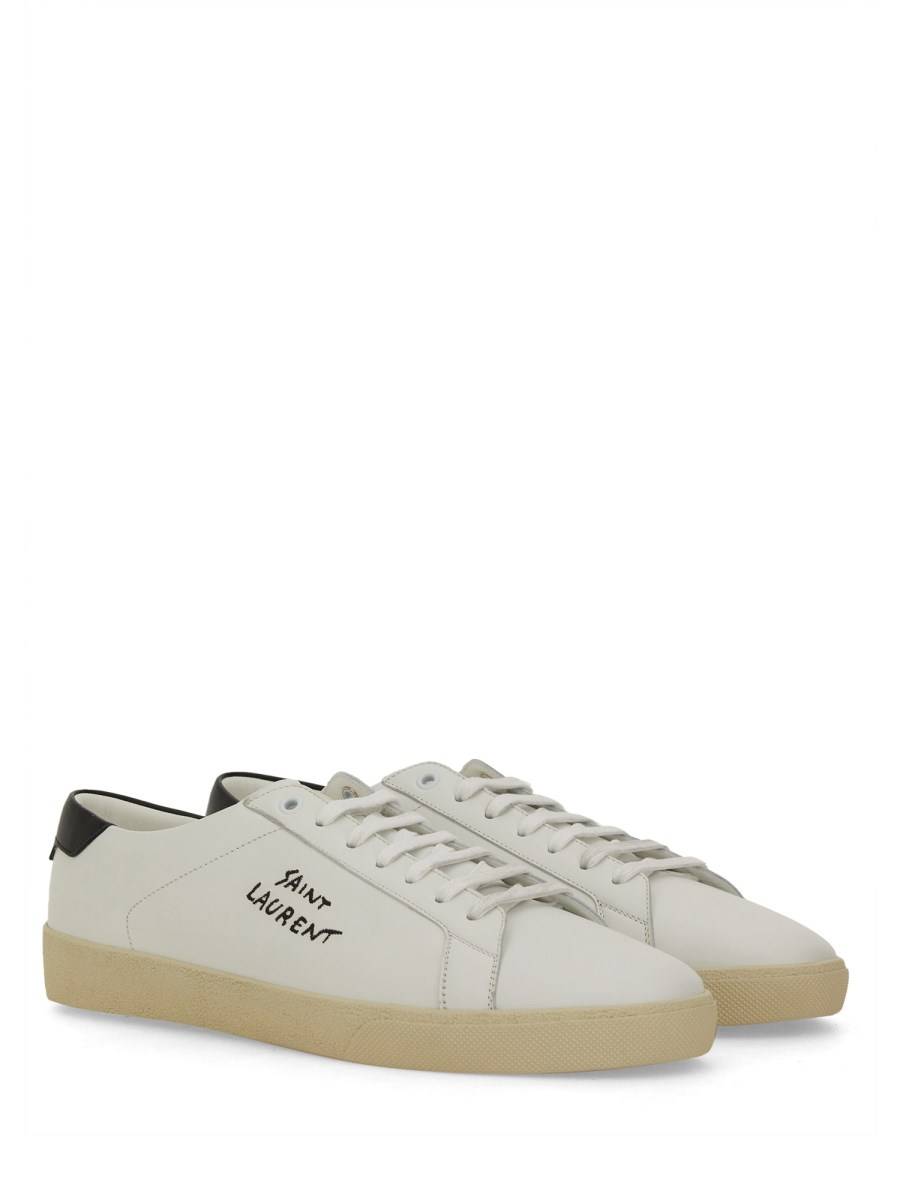 SAINT LAURENT SNEAKERS COURT SL/06 IN PELLE Economico