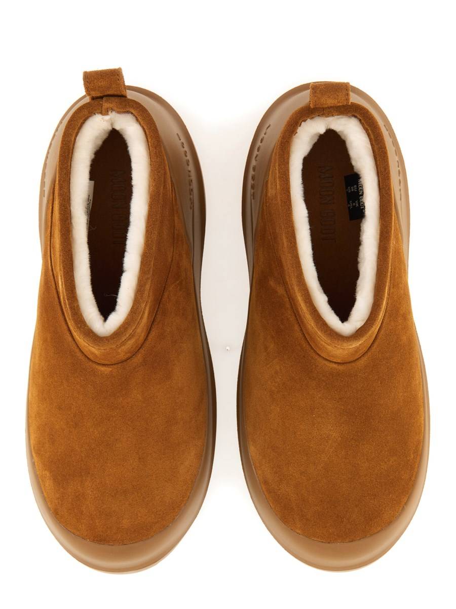 MOON BOOT STIVALE LUNA LOW IN PELLE SCAMOSCIATA Outlet