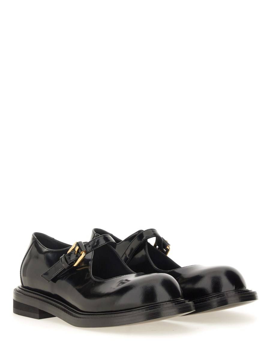 MOSCHINO MOCASSINO "OLIVE" IN PELLE 50% di sconto per tempo limitato