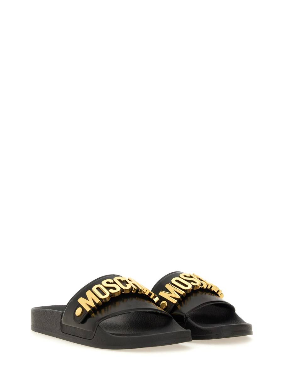 MOSCHINO SANDALO SLIDE CON LOGO Shopping Online