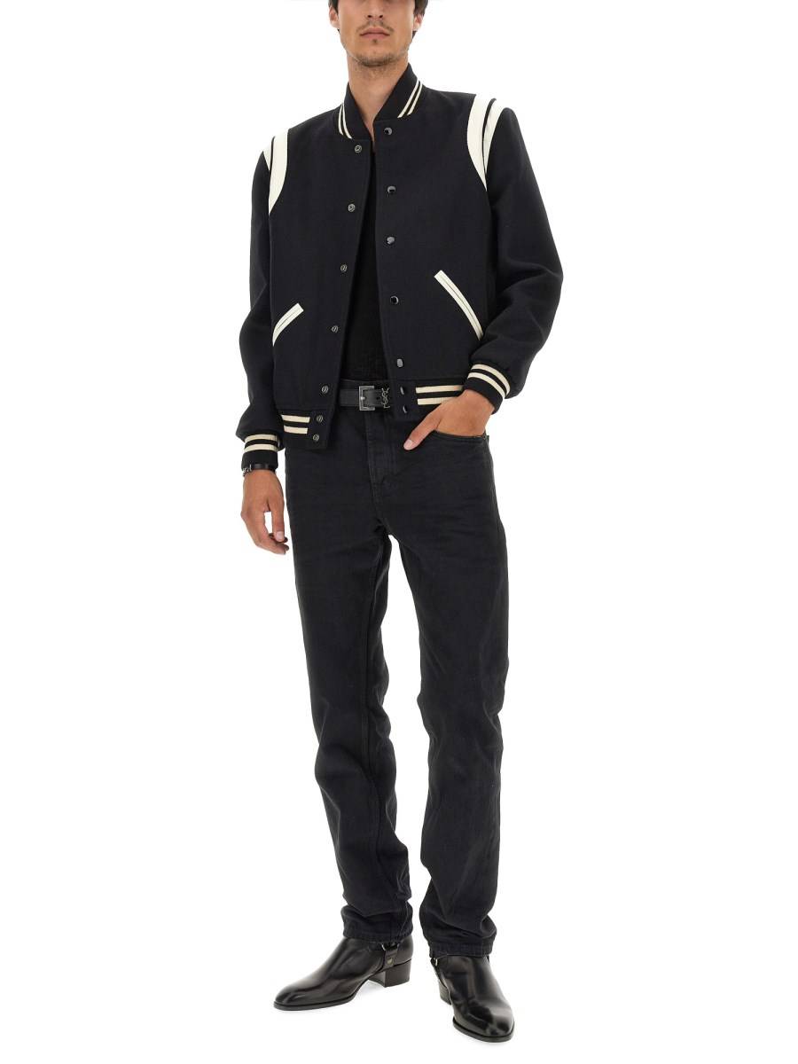 SAINT LAURENT GIUBOTTO TEDDY IN LANA Saldi