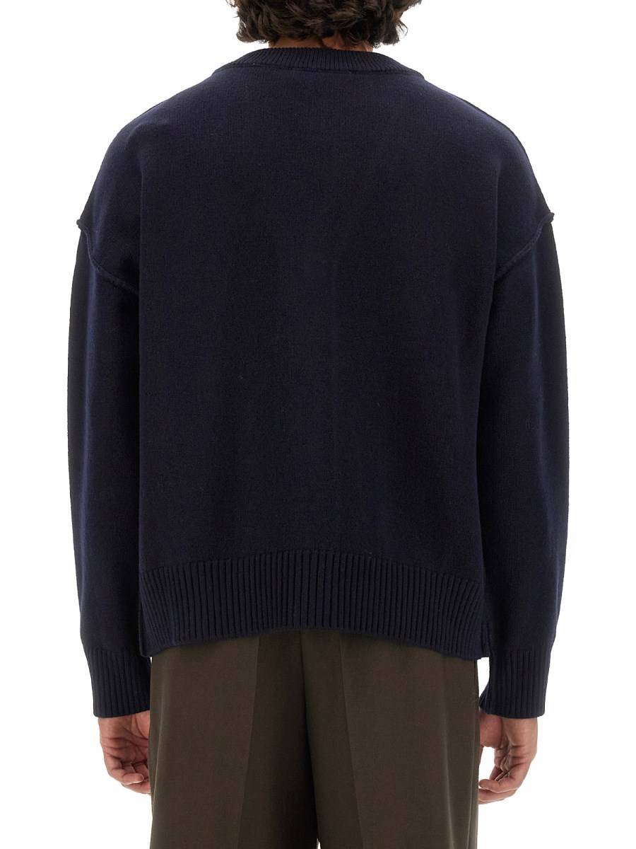AMI PARIS CARDIGAN CON LOGO Outlet