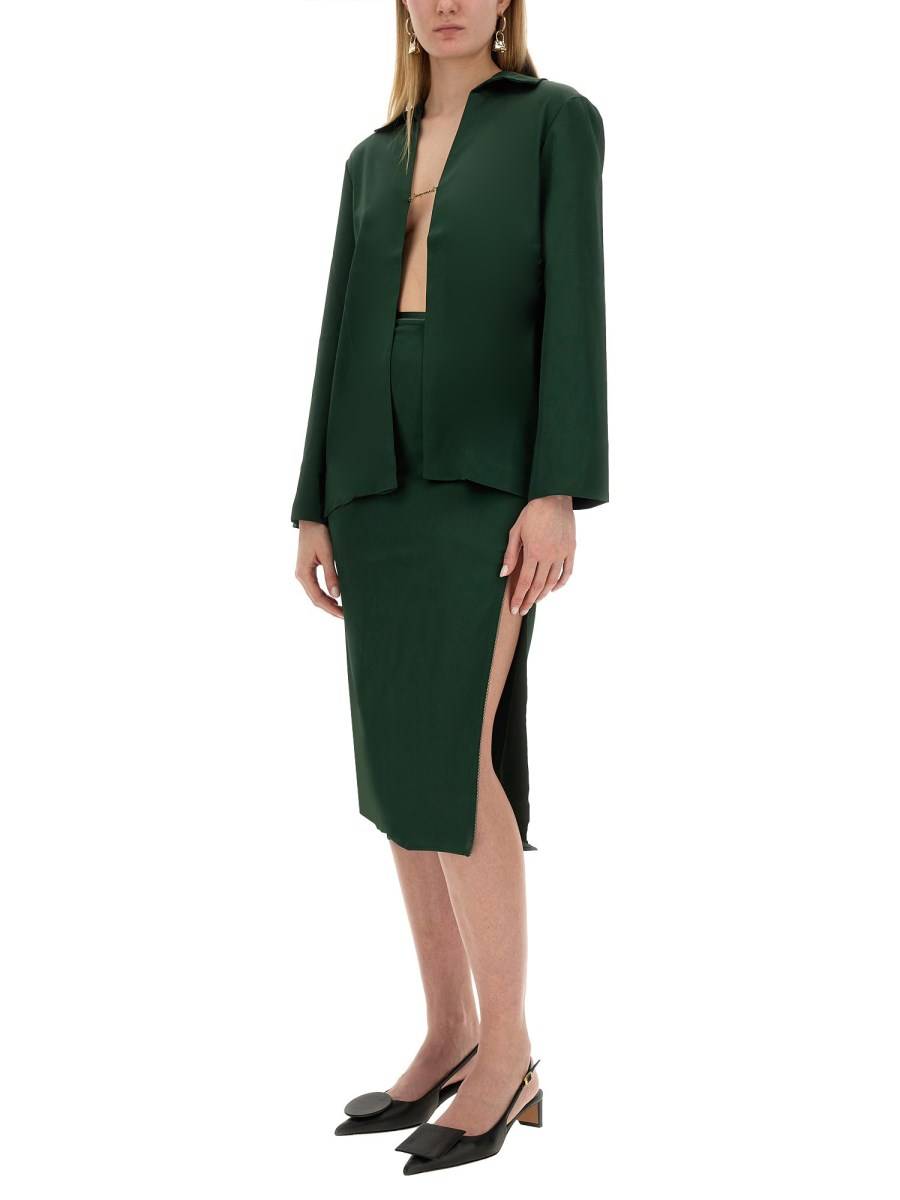 JACQUEMUS GONNA NOTTE IN SATIN Qualità Garantita
